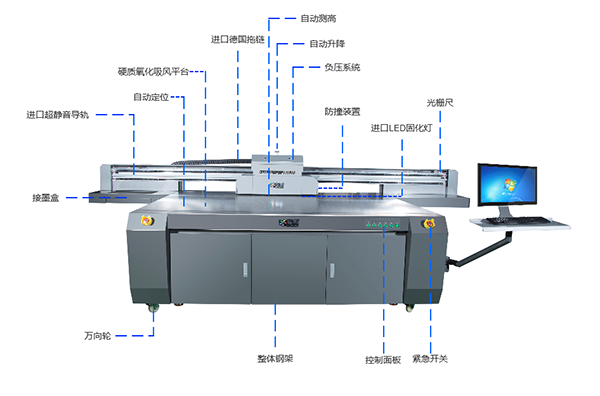 高落差鞋子uv平板打印機打印視頻